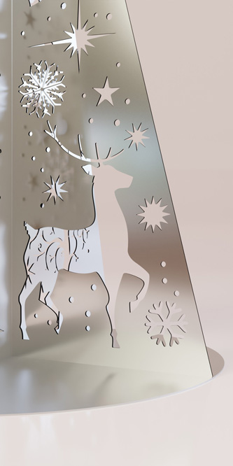 Design Sapin Noel Eternity I